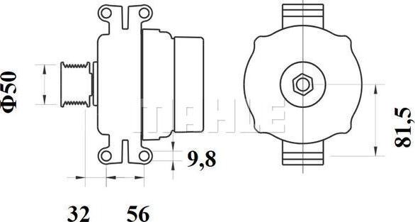 MAHLE MG 1071 - Laturi inparts.fi