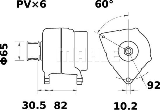 MAHLE MG 10 - Laturi inparts.fi