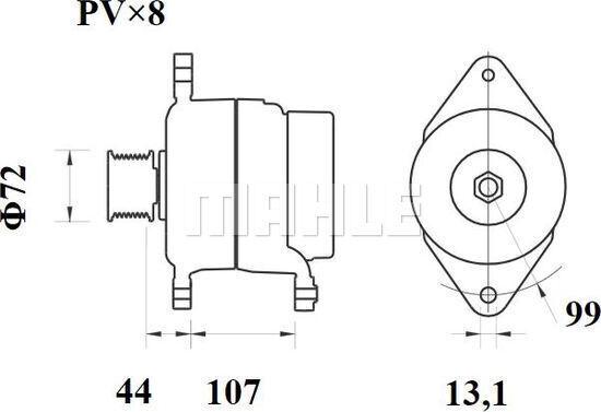 MAHLE MG 1100 - Laturi inparts.fi