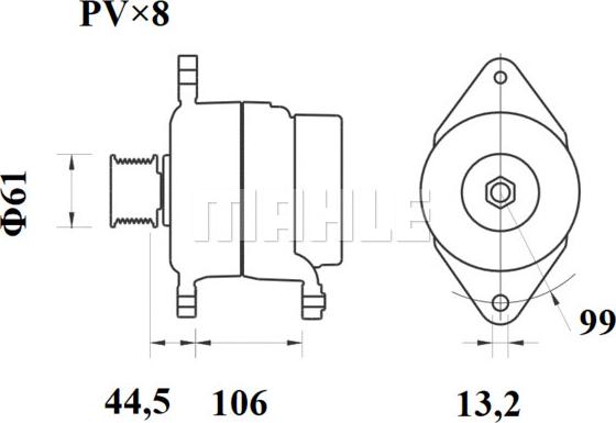 MAHLE MG 800 - Laturi inparts.fi