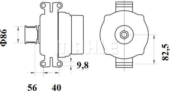 MAHLE MG 808 - Laturi inparts.fi