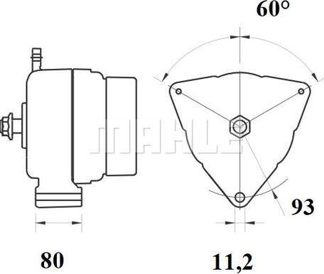 MAHLE MG 818 - Laturi inparts.fi