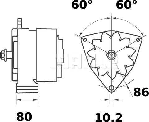 MAHLE MG 368 - Laturi inparts.fi