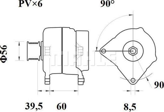 MAHLE MG 363 - Laturi inparts.fi