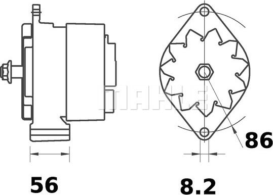 MAHLE MG 313 - Laturi inparts.fi