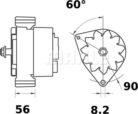 MAHLE MG 384 - Laturi inparts.fi