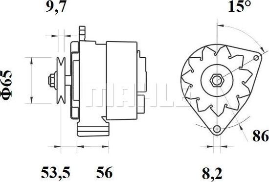 MAHLE MG 380 - Laturi inparts.fi