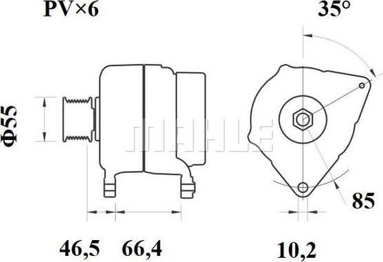 MAHLE MG 328 - Laturi inparts.fi