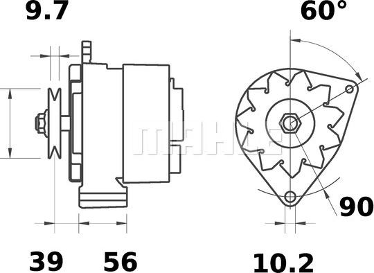 MAHLE MG 370 - Laturi inparts.fi