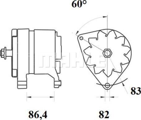 MAHLE MG 373 - Laturi inparts.fi