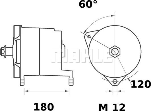 MAHLE MG 299 - Laturi inparts.fi