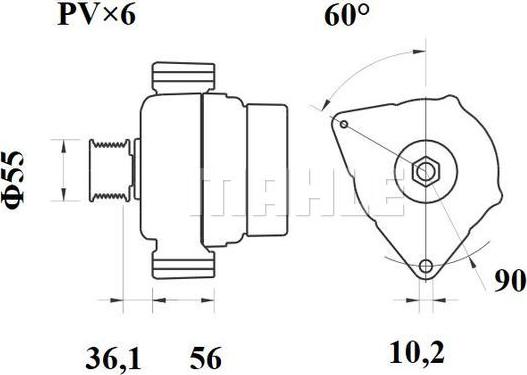 MAHLE MG 248 - Laturi inparts.fi