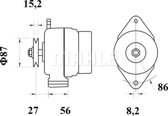 MAHLE MG 251 - Laturi inparts.fi