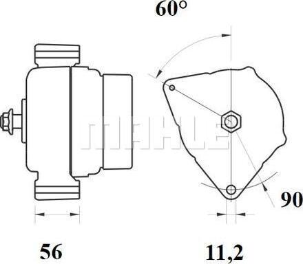 MAHLE MG 264 - Laturi inparts.fi