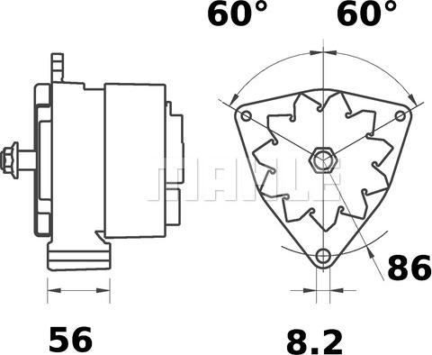 MAHLE MG 203 - Laturi inparts.fi