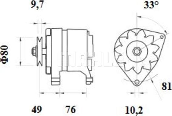 MAHLE MG 211 - Laturi inparts.fi