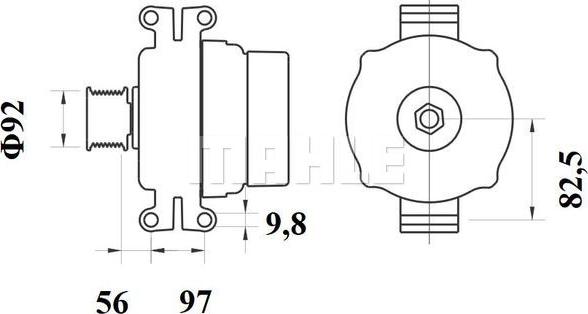 MAHLE MG 799 - Laturi inparts.fi