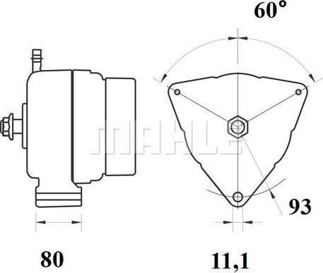 MAHLE MG 795 - Laturi inparts.fi