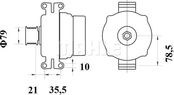 MAHLE MG 796 - Laturi inparts.fi