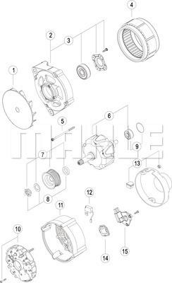 MAHLE MG 773 - Laturi inparts.fi