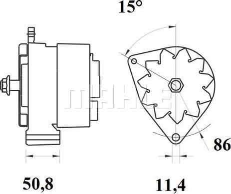 MAHLE MG 77 - Laturi inparts.fi