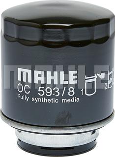 MAHLE OC 593/8 - Öljynsuodatin inparts.fi