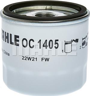 MAHLE OC 1405 - Öljynsuodatin inparts.fi