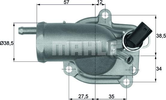 MAHLE TH 9 87 - Termostaatti, jäähdytysneste inparts.fi