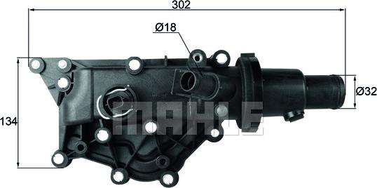 MAHLE TH 59 83 - Termostaatti, jäähdytysneste inparts.fi