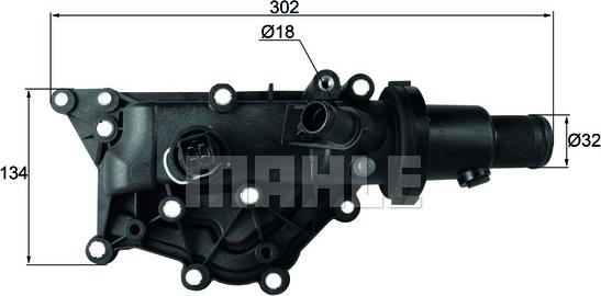 MAHLE TH 60 89 - Termostaatti, jäähdytysneste inparts.fi