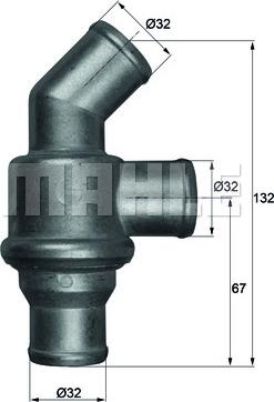 MAHLE TH 16 80 - Termostaatti, jäähdytysneste inparts.fi