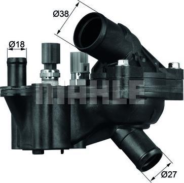 MAHLE TH 7 92 - Termostaatti, jäähdytysneste inparts.fi