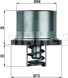 MAHLE THD 1 86 - Termostaatti, jäähdytysneste inparts.fi