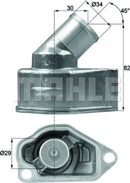 MAHLE TI 9 92 - Termostaatti, jäähdytysneste inparts.fi