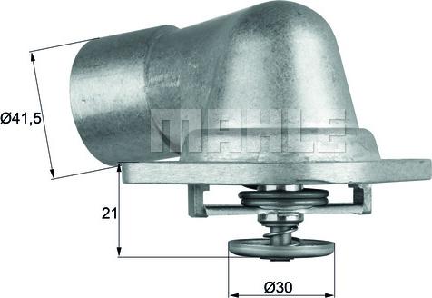 MAHLE TI 46 92D - Termostaatti, jäähdytysneste inparts.fi