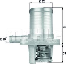 MAHLE TI 40 89 - Termostaatti, jäähdytysneste inparts.fi