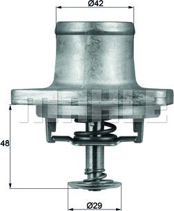 MAHLE TI 48 80D - Termostaatti, jäähdytysneste inparts.fi