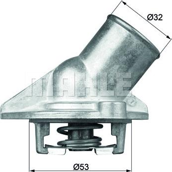 MAHLE TI 56 87D - Termostaatti, jäähdytysneste inparts.fi