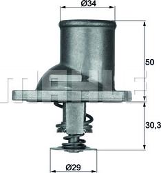 MAHLE TI 1 92 - Termostaatti, jäähdytysneste inparts.fi