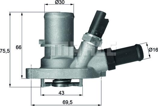 MAHLE TI 149 88 - Termostaatti, jäähdytysneste inparts.fi