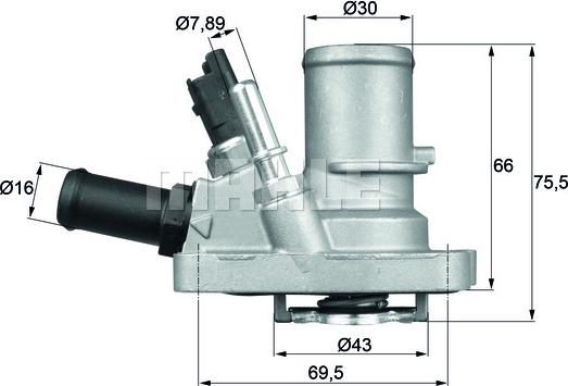 MAHLE TI 144 88 - Termostaatti, jäähdytysneste inparts.fi