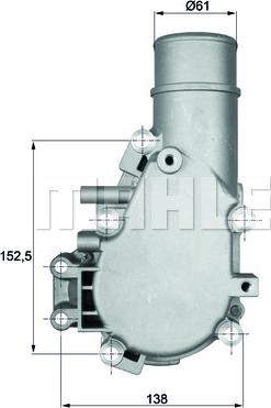 MAHLE TI 136 84 - Termostaatti, jäähdytysneste inparts.fi