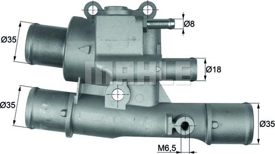 MAHLE TI 123 88 - Termostaatti, jäähdytysneste inparts.fi