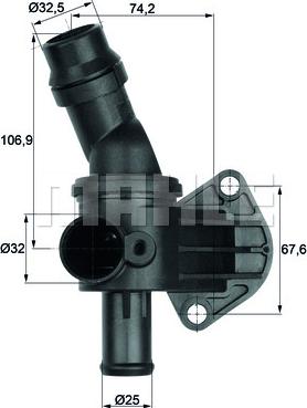 MAHLE TI 8 87 - Termostaatti, jäähdytysneste inparts.fi