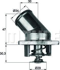 MAHLE TI 3 92 - Termostaatti, jäähdytysneste inparts.fi