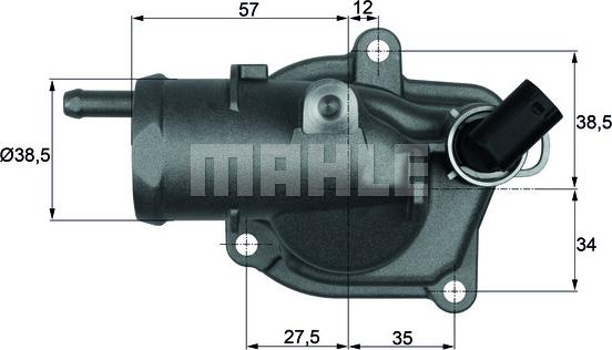 MAHLE TI 31 87 - Termostaatti, jäähdytysneste inparts.fi