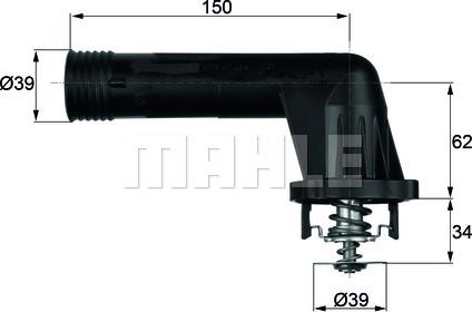 MAHLE TI 20 95 - Termostaatti, jäähdytysneste inparts.fi