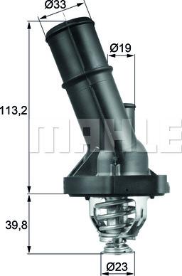 MAHLE TI 202 82 - Termostaatti, jäähdytysneste inparts.fi