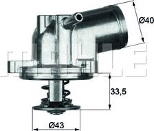 MAHLE TI 21 87 - Termostaatti, jäähdytysneste inparts.fi