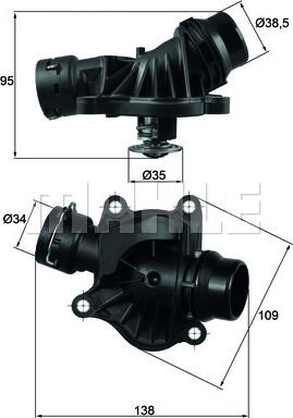 MAHLE TI 234 88 AP - Termostaatti, jäähdytysneste inparts.fi